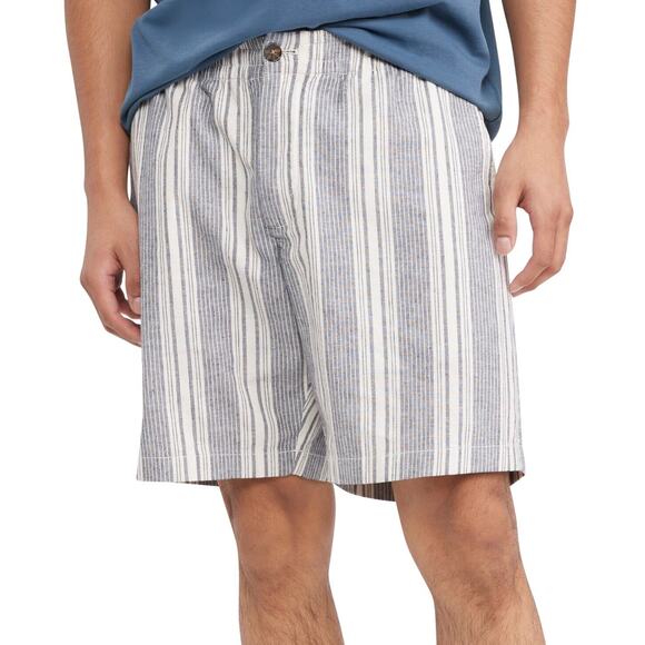 Tommy Hilfiger Men's Bold Stripe 7" Shorts Carbon Grey Blue Stripes Size XL $70 - Picture 1 of 6